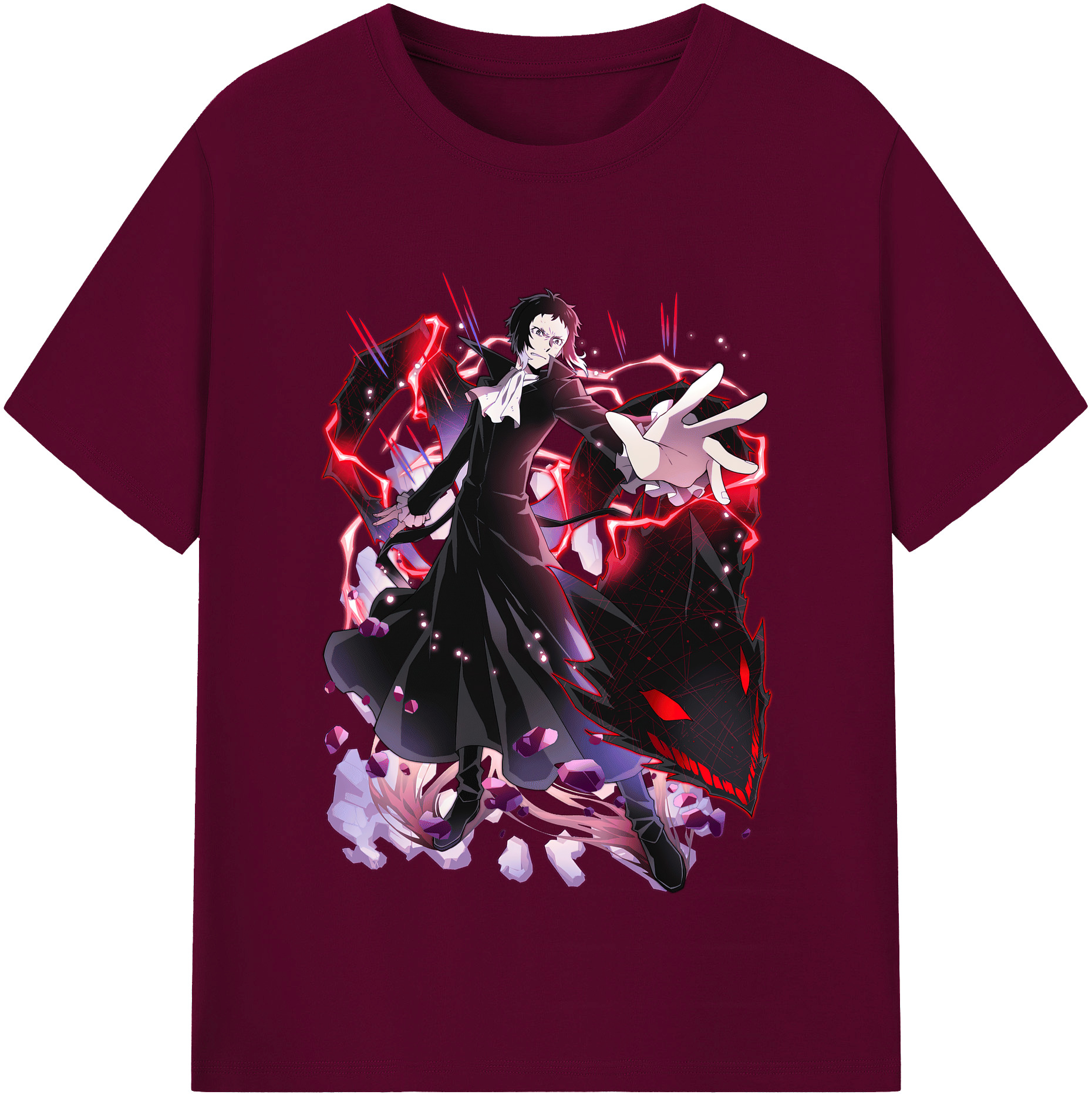 （画像用） 文豪ストレイドッグス Bungo Stray Dogs レディースカジュアルプリントTシャツ（綿100％）